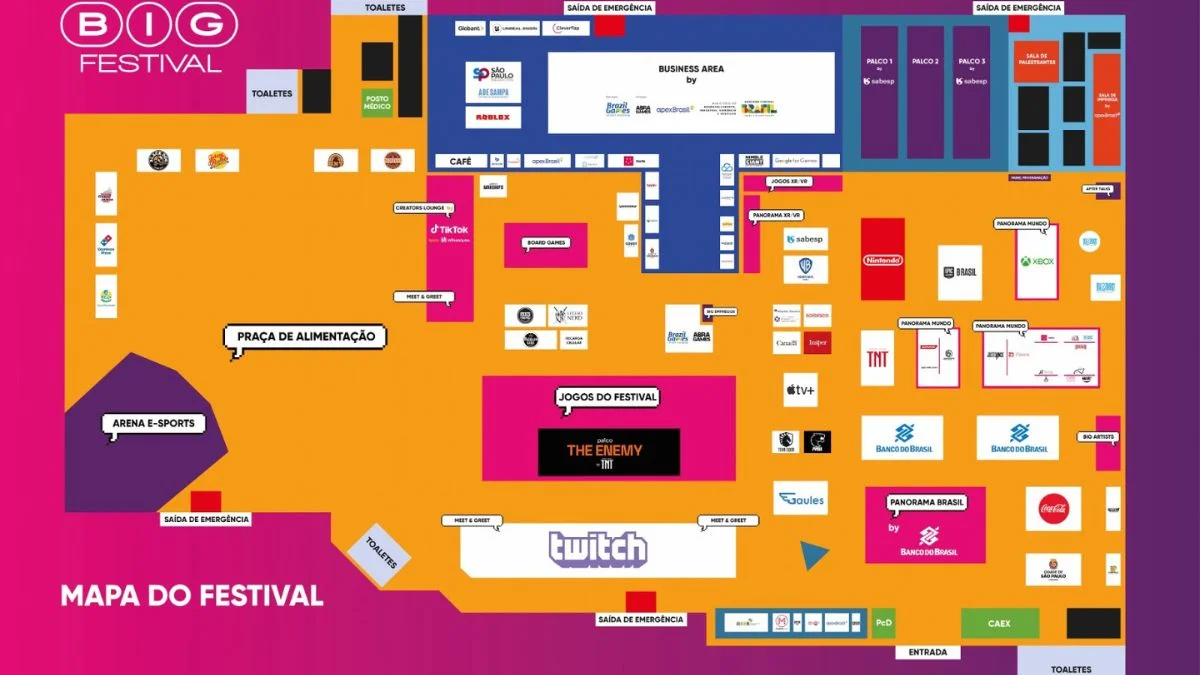 mapa big festival 2023