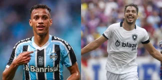 Grêmio x Botafogo onde assistir escalações horário ao vivo