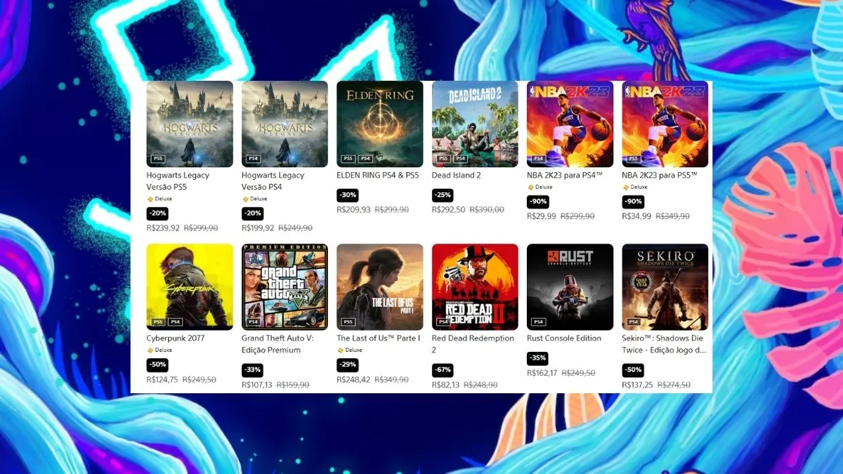 Promoção Essential Picks chega na PlayStation Store com até 75% de desconto