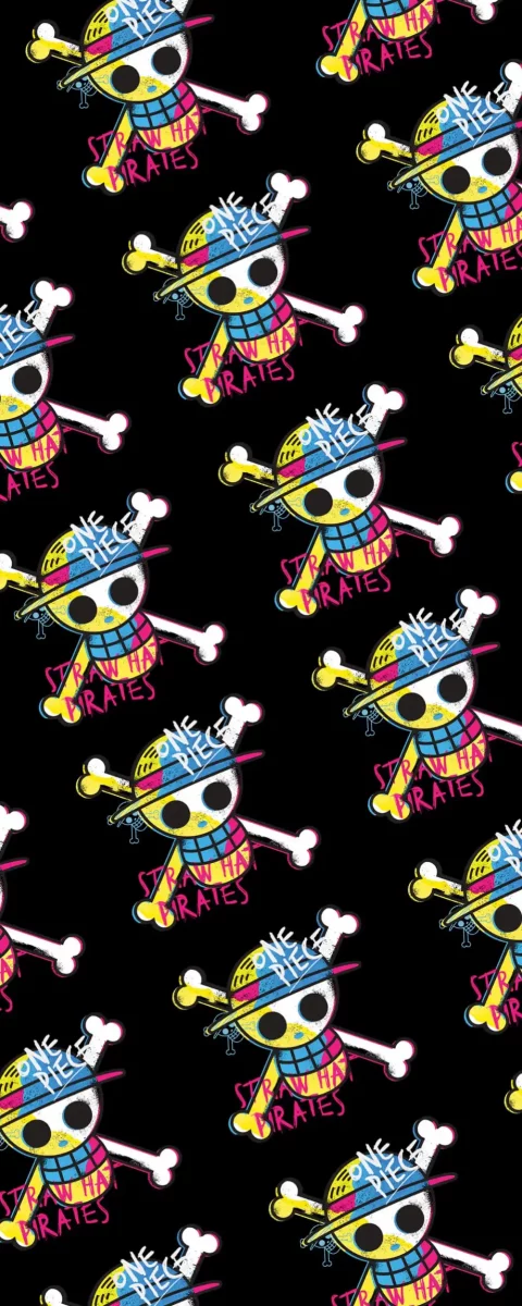 3 brasao logo straw hat onepiece wallpaper papel parede