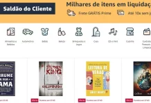 Saldão do Cliente Amazon promoções