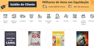 Saldão do Cliente Amazon promoções