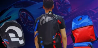 Mochilas do jogo Gran Turismo estão chegando ao Brasil