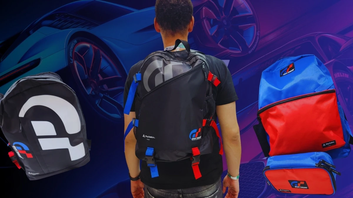 Mochilas do jogo Gran Turismo estão chegando ao Brasil