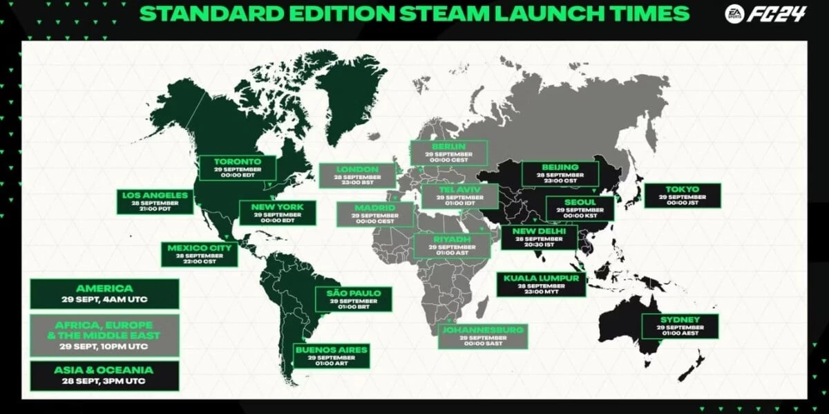EA SPORTS FC 24 hour launch