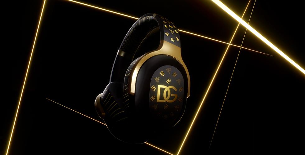 Razer e Dolce&Gabbana anunciam coleção de colecionador 2 fone deg razer 2023