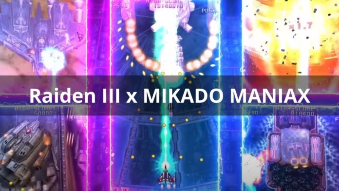 Raiden III x MIKADO MANIAX Shoot 'em up chegou ao PC via Steam