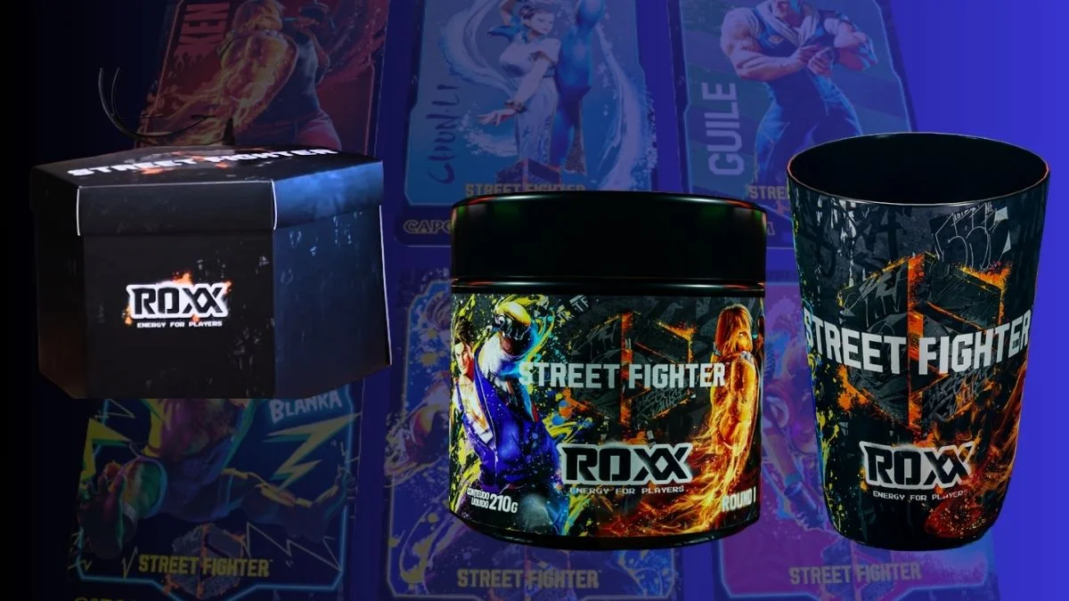 Novo kit energético de Street Fighter 6 da Roxx Energy está em pré-venda