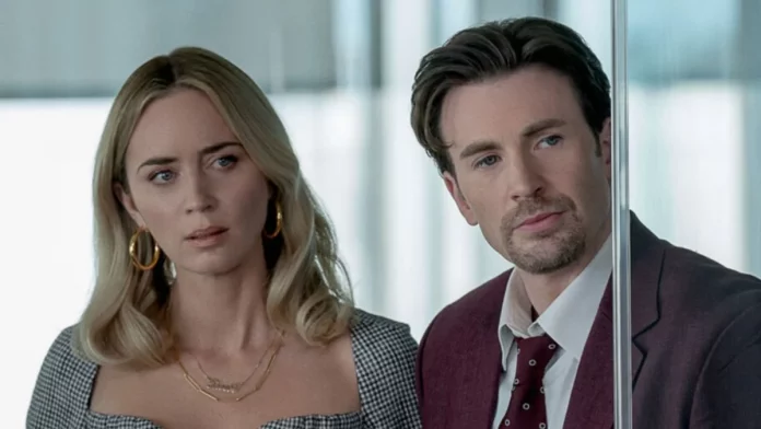 Máfia da Dor trailer Emily Blunt e Chris Evans