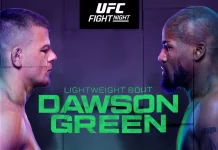 UFC Fight Night Dawson vs Green assistir online hoje de graça pass
