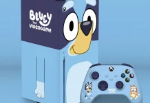 Bluey e o seu console temático para Xbox Series X