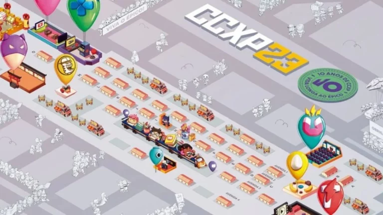 Confira o mapa completo da CCXP 23 Confira o mapa completo da CCXP 23