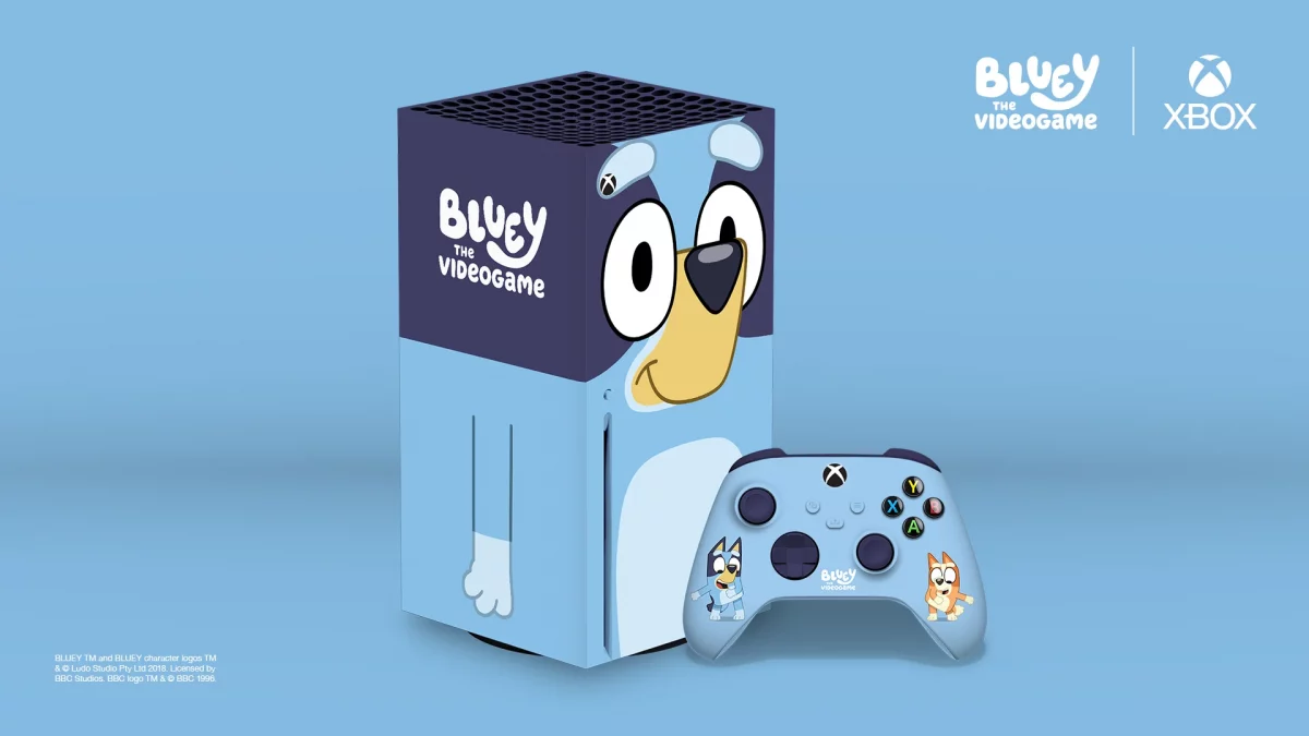 console xbox series x bluey bbc studios