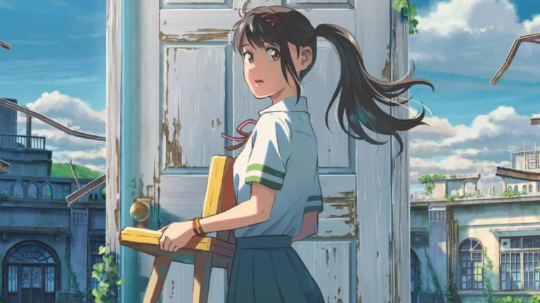 Suzume chegando na Crunchyroll filme