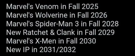 Data dos futuros jogos da Marvel para Playstation