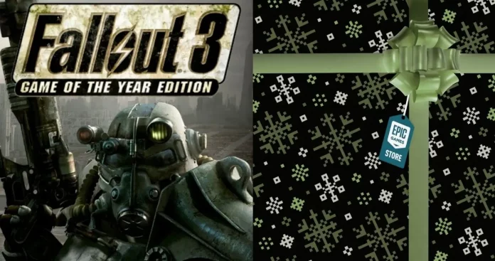 Fallout 3: Game of the Year Edition 5º jogo grátis da Epic