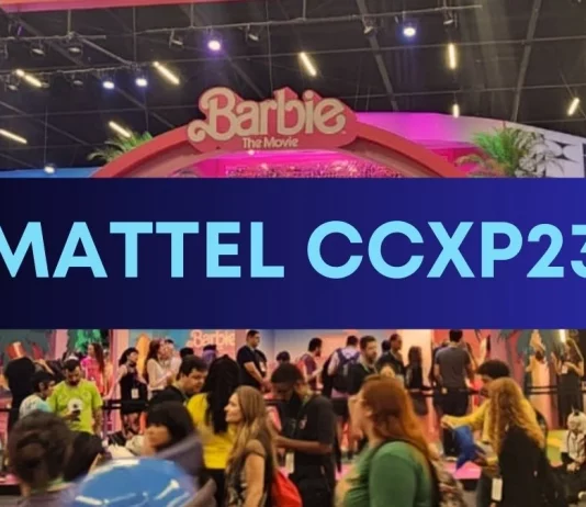 Mattel na CCXP23 com seu estande temático da Barbieland