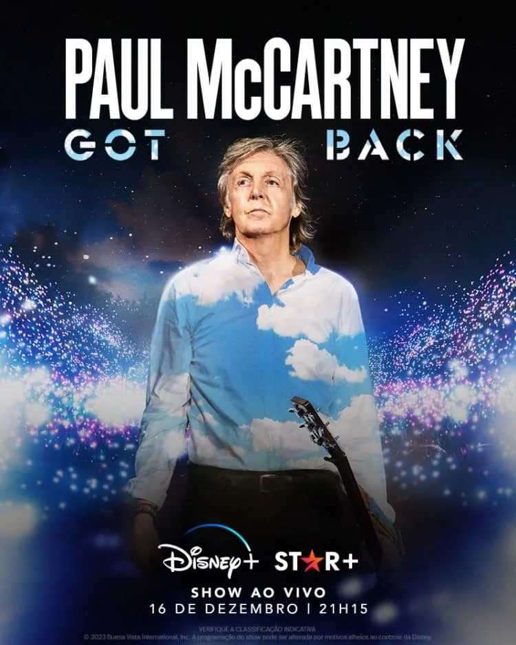 pôster de Paul McCartney disney plus star