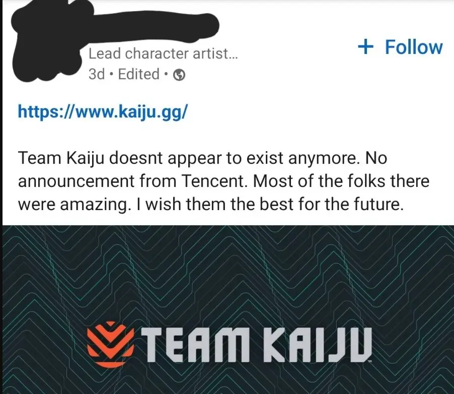 team kaiju declaracao linkedin