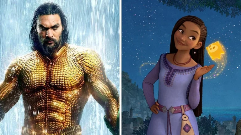 Aquaman 2 e Wish lideram a bilheteria no fim de semana (4 a 7/jan) no Brasil