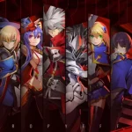 Imagem dos personagens de BlazBlue Entropy Effect