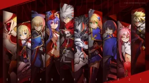 Imagem dos personagens de BlazBlue Entropy Effect