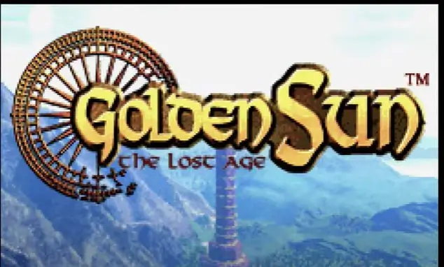 golden sun gba switch online logo