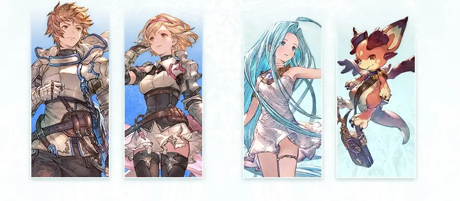 granblue fantasy relink personagens