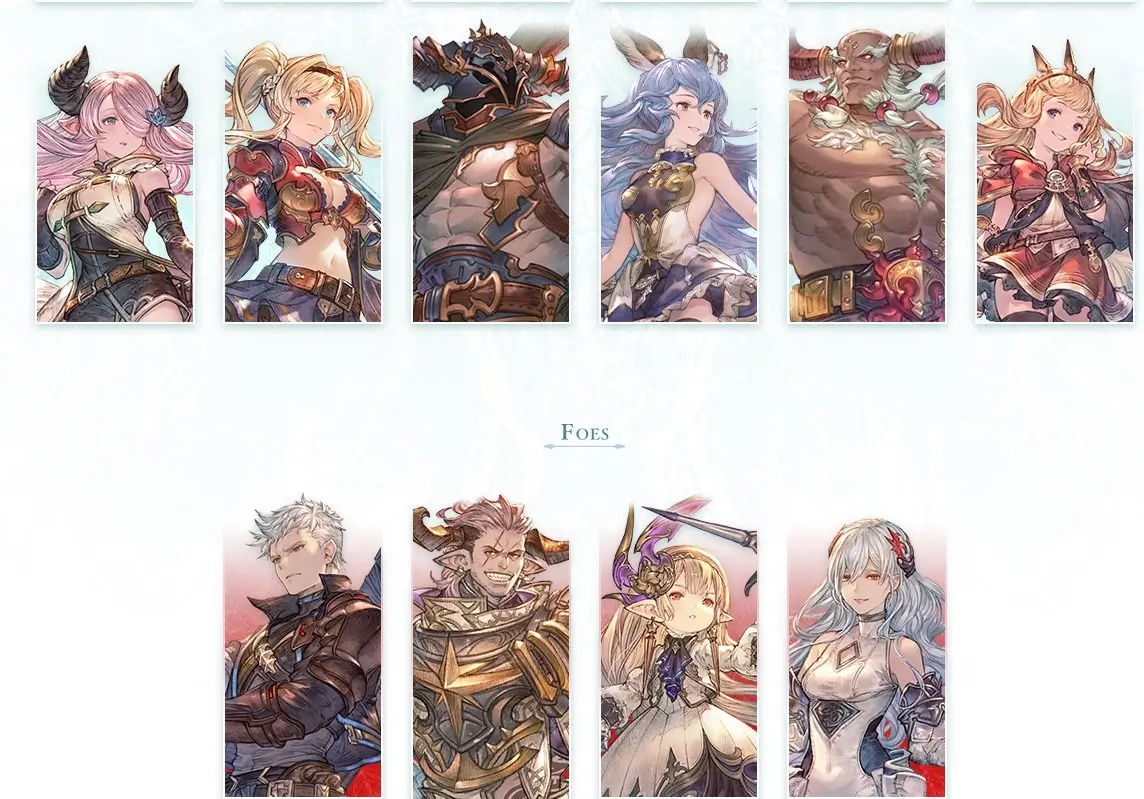 granblue fantasy relink personagens02