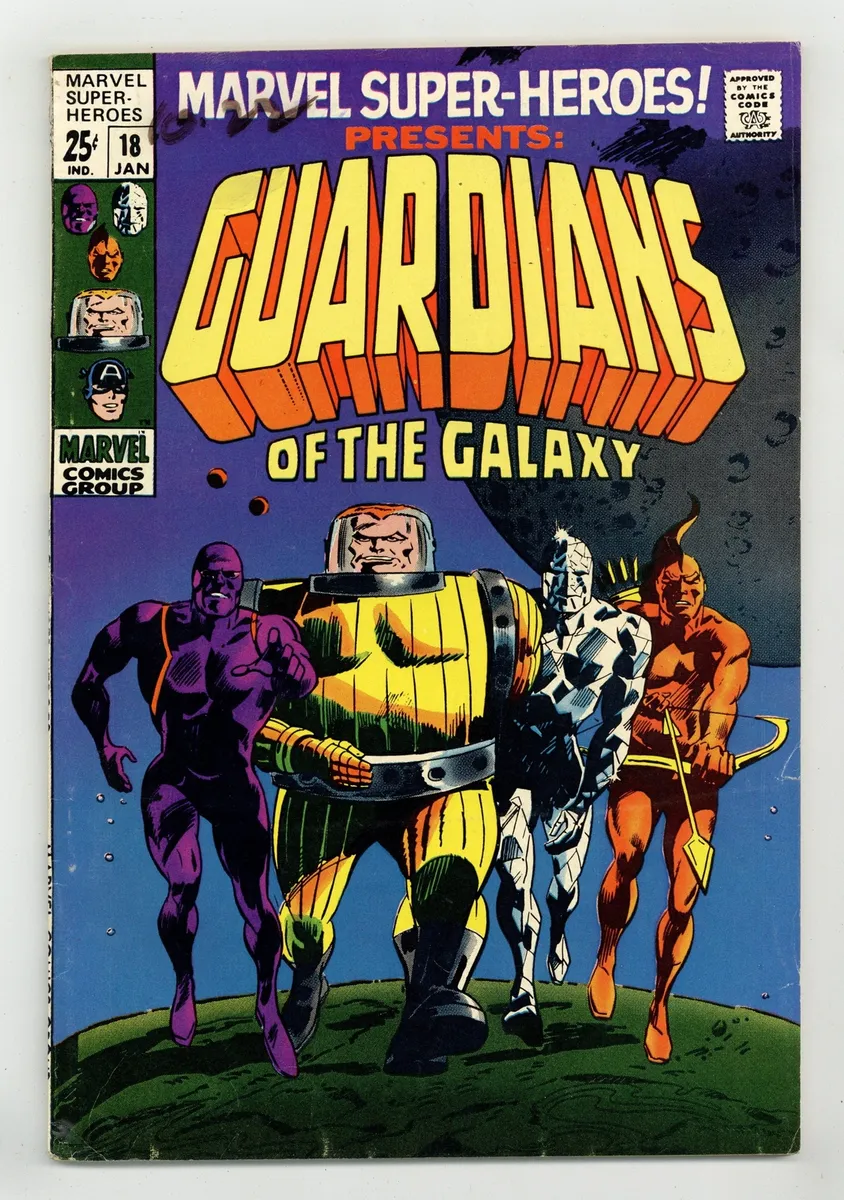 Primeira aparição de Guardiões da Galáxia Marvel Comics