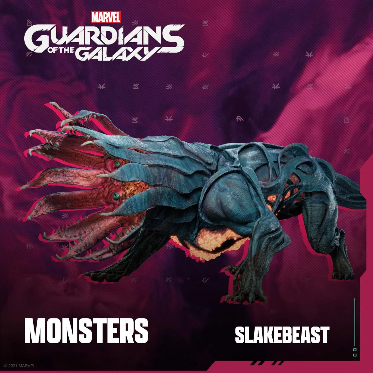 marvels guardians of the galaxy slakebeast