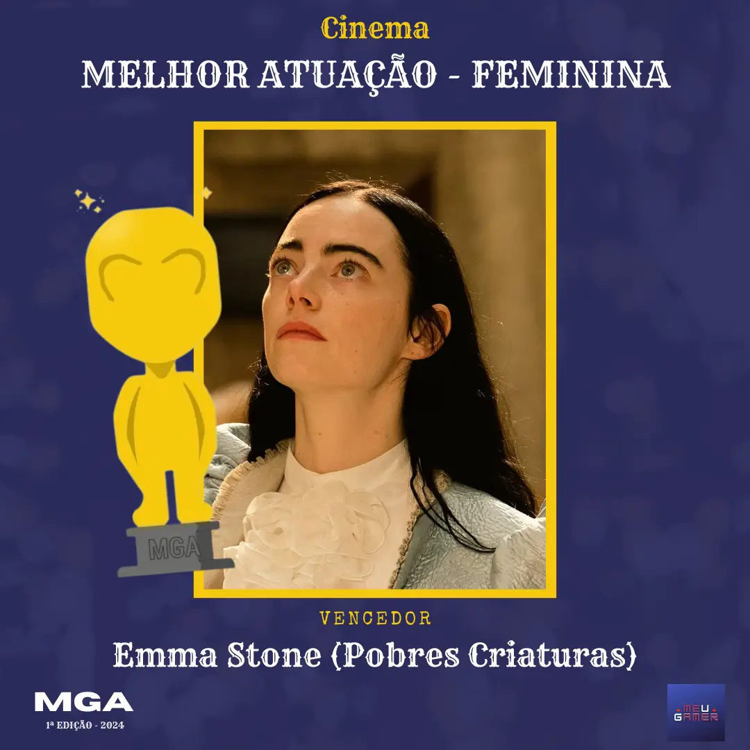 emma stone melhor atriz filme meugamer awards