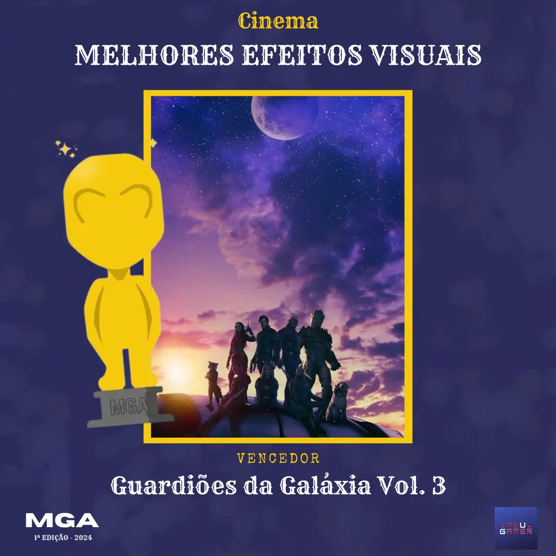 guardiões da galáxia 3 meugamer awards melhores efeitos visuais