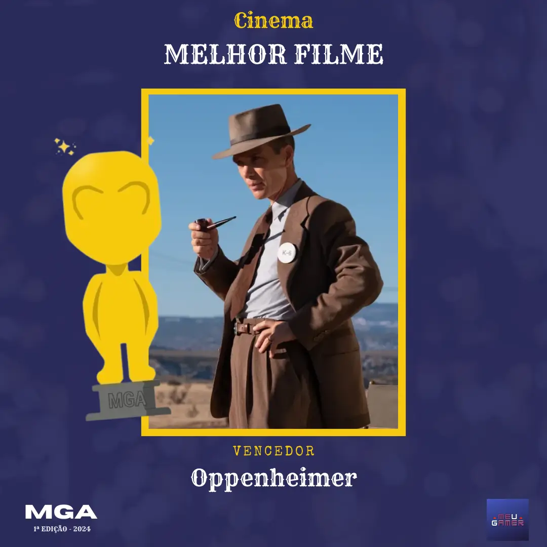 Oppenheimer Melhor Filme meugamer awards