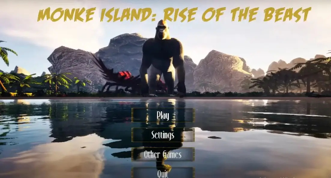 monke island rising of the beast meme interface