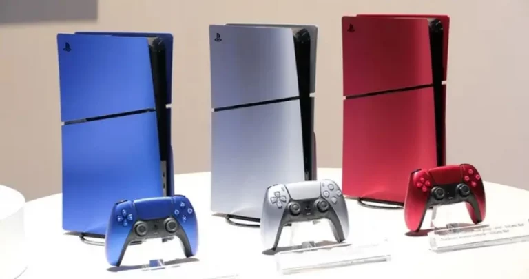 Sony exibe novas cores do PS5 Slim na CES 2024 Sony exibe novas cores do PS5 Slim na CES 2024