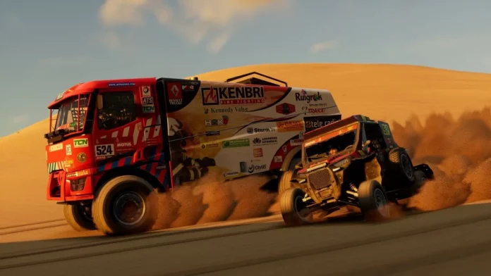 O game Dakar Desert Rally está gratuito na Epic Games