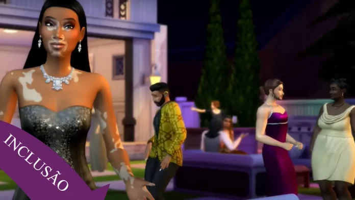 A EA adicionou opção de skin com vitiligo em The Sims 4