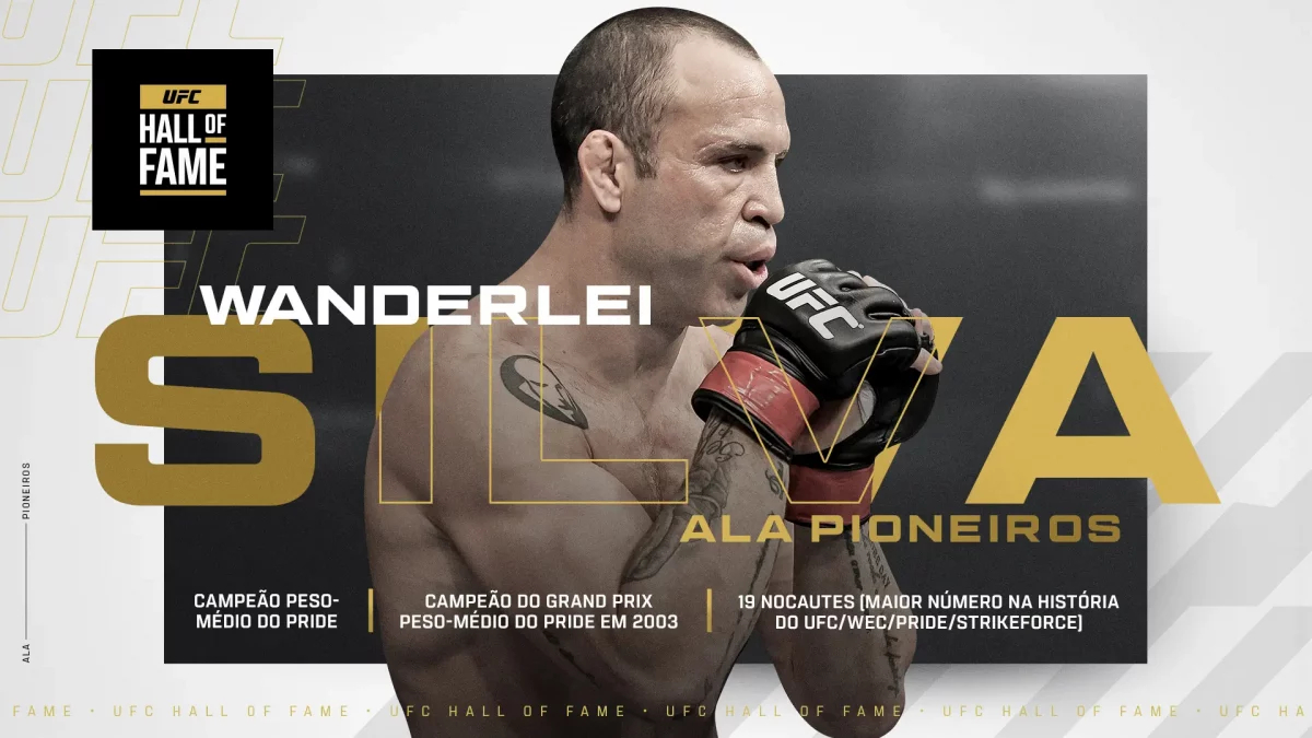 Wanderlei Silva indicado ao Hall of Fama do UFC 2024