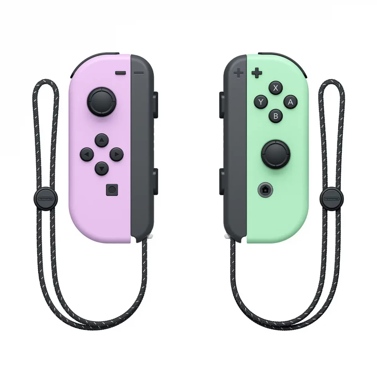 Joy Con Pastel rosa verde 1