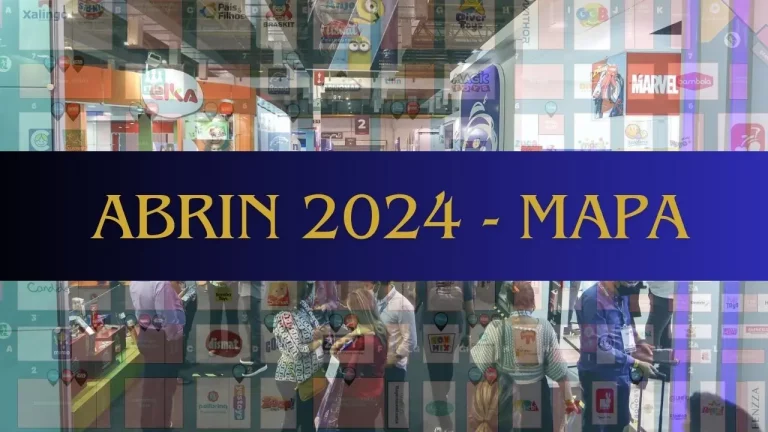Veja o mapa da Abrin 2024 com os principais estandes da maior feira de brinquedos