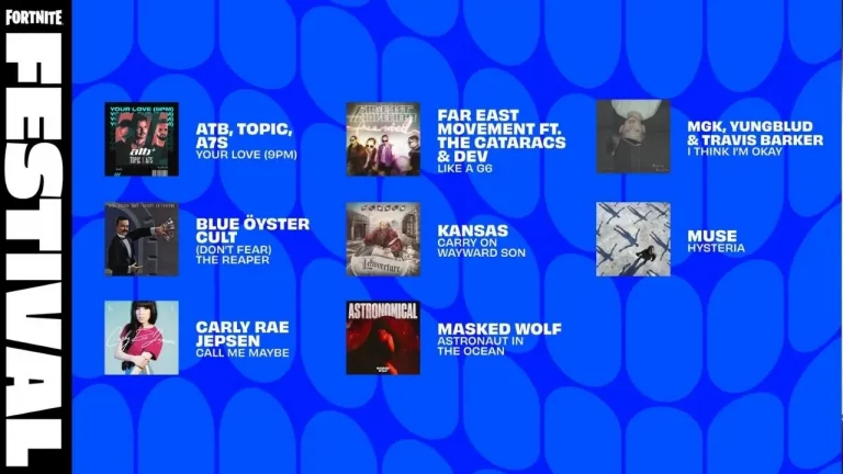 Fortnite Festival novas músicas chegam esta semana com Muse, Kansas e mais