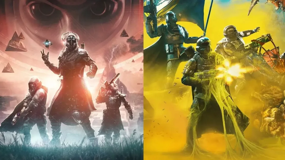 Helldivers 2 ameaça o reinado de Destiny 2 ou apenas má gestão da Bungie?