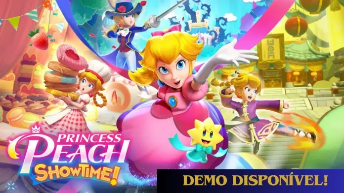 Confira a demo gratuita do jogo Princess Peach: Showtime! no Nintendo Switch.