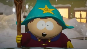 A imagem representa personagem de Snow Day!