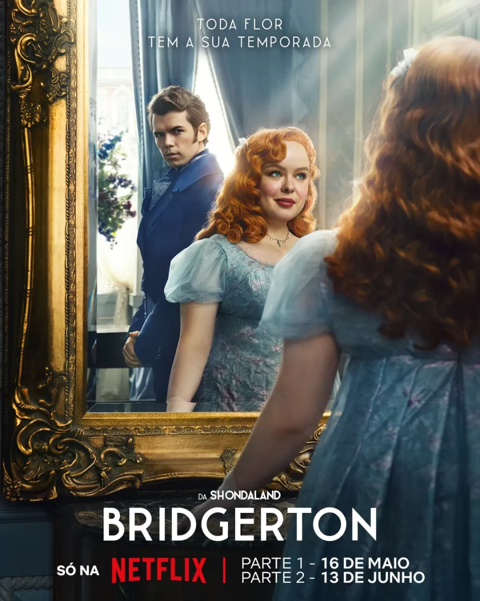 Pôster temporada 3 de Bridgerton — foto divulgação/Netflix