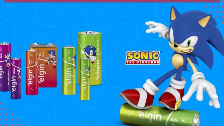 Sonic marca presença na APAS SHOW 2024 no estande da Elgin para todos tirarem foto