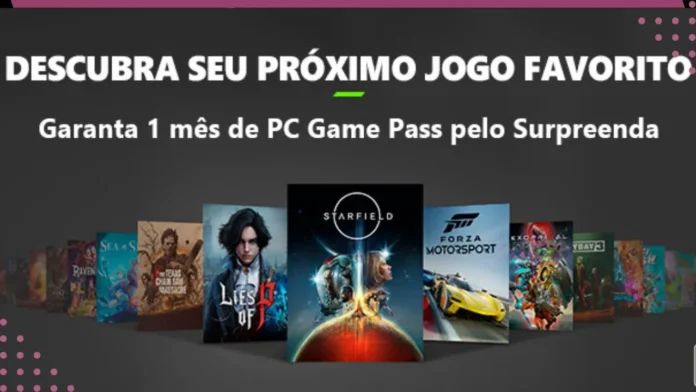 PC Game Pass aproveite um mês do serviço gratuitamente até junho de 2024.