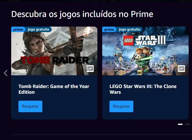 tomb raider goty edition star wars clone wars gratuitos prime gaming maio 2024