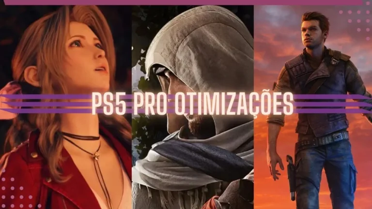 PS5 PRO, jogos que receberam otimizações